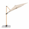 [Obrázek: Doppler ALU WOOD 220 x 300 cm - výkyvný zahradní slunečník s boční tyčí s ULTRA UV ochranou]