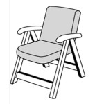 [Obrázek: Doppler CASA 4402 nízký - polstr na židli a křeslo