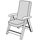 [Obrázek: ELEGANT 2232 vysoký - polstr na židli a křeslo s podhlavníkem