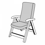 [Obrázek: HIT UNI 8833 vysoký - polstr na židle a křesla