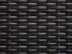 [Obrázek: Středový díl z umělého ratanu ALLEGRA hnědý, světle hnědý polstr #2