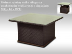 [Obrázek: Umělý ratan - luxusní sedací souprava ALLEGRA II hnědá 4 osoby, světle hnědý polstr #7
