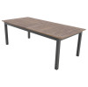 [Obrázek: Doppler EXPERT WOOD Plus - zahradní rozkládací hliníkový stůl 150/210 x 90 x 75,5 cm]
