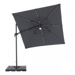[Obrázek: Doppler RAVENNA 2,5 x 2,5 m – zahradní naklápěcí boční slunečník s LED osvětlením