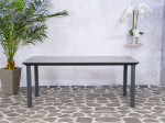 [Obrázek: Hliníkový zahradní stůl Florance keramika 180cm x 90cm, šedý, pro 6 osob]