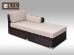 [Obrázek: Luxusní sedací souprava z umělého ratanu Conchetta XV 3,22x1,9m, světle hnědý polstr #4