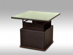 [Obrázek: Polohovatelný stolek Lorenzo hnědý #2