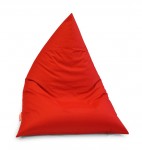 [Obrázek: Sedací vak Triangle scarlet rose