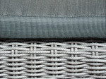 [Obrázek: Taburet z umělého ratanu ALLEGRA šedý, kulatý ratan #3